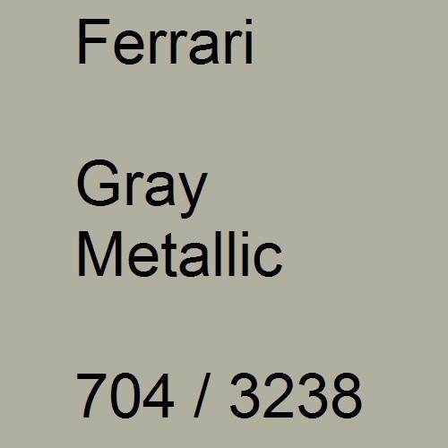 Ferrari, Gray Metallic, 704 / 3238.